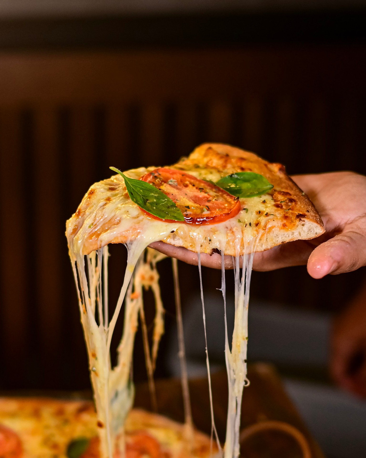 Pizza margherita artesanal